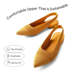 Sustainable Chic Slingback Flats