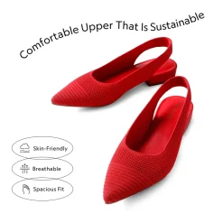 Sustainable Chic Slingback Flats