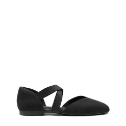 Sustainable Criss Cross Knit Ballet Flats