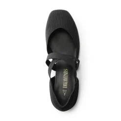 Sustainable Criss Cross Knit Ballet Flats