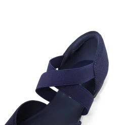 Sustainable Criss Cross Knit Ballet Flats