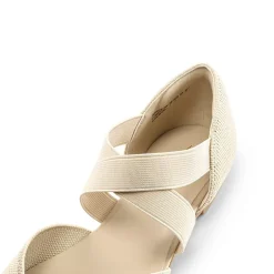 Sustainable Criss Cross Knit Ballet Flats