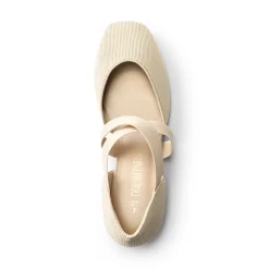 Sustainable Criss Cross Knit Ballet Flats