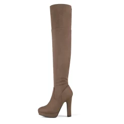 Thigh High Chunky Platform Boots