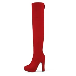 Thigh High Chunky Platform Boots