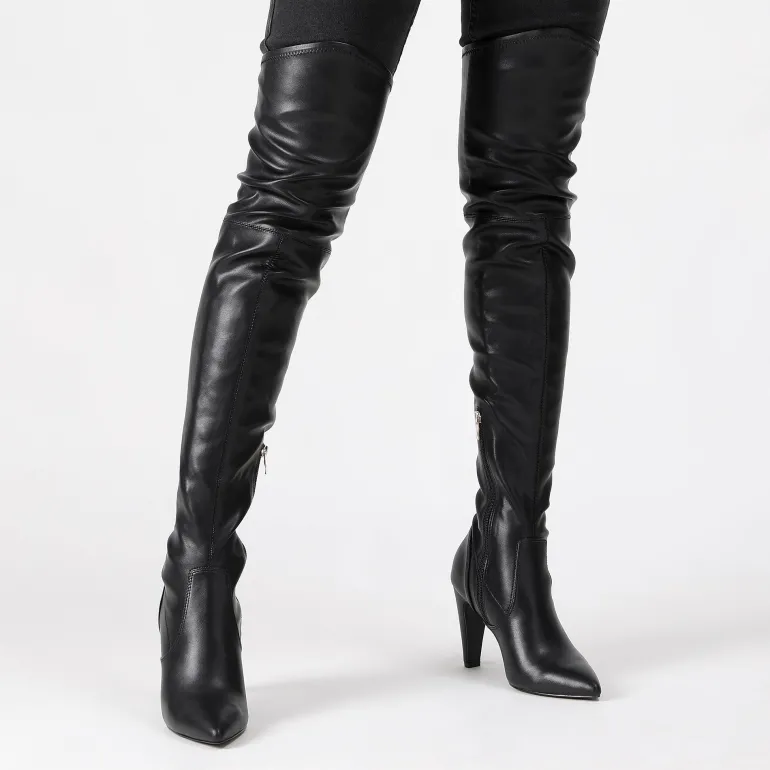 Thigh High Heeled Boots