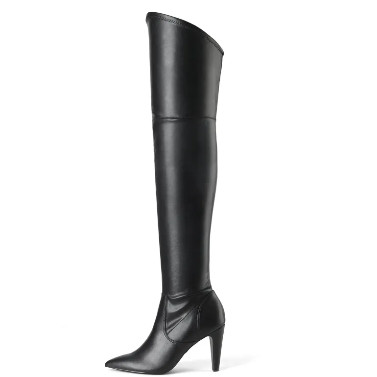Thigh High Heeled Boots