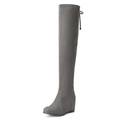 Thigh High Wedges Boots