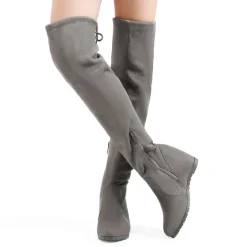 Thigh High Wedges Boots