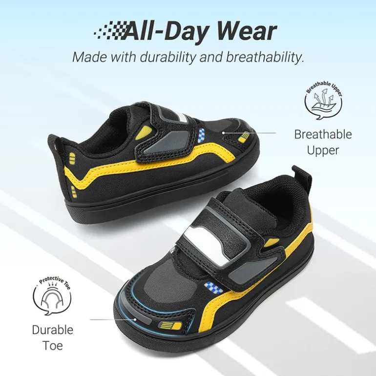 Toddler Boys’ Shoes with Hook-and-Loop Closure