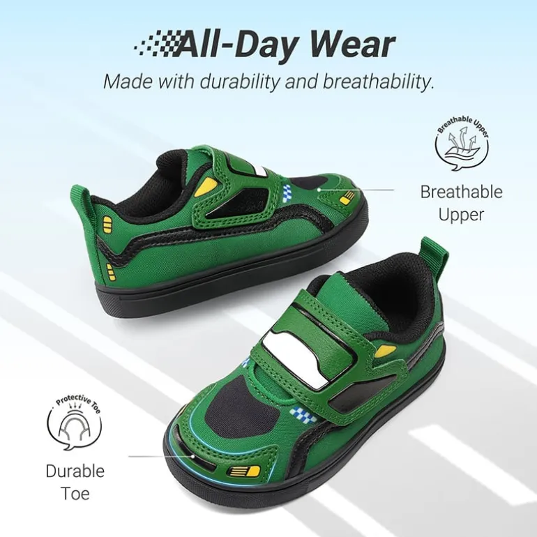 Toddler Boys’ Shoes with Hook-and-Loop Closure