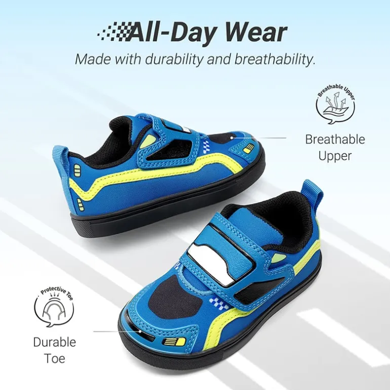 Toddler Boys’ Shoes with Hook-and-Loop Closure