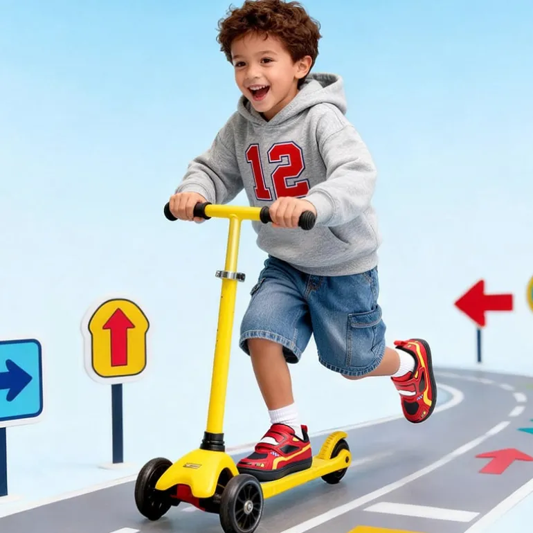 Toddler Boys’ Shoes with Hook-and-Loop Closure