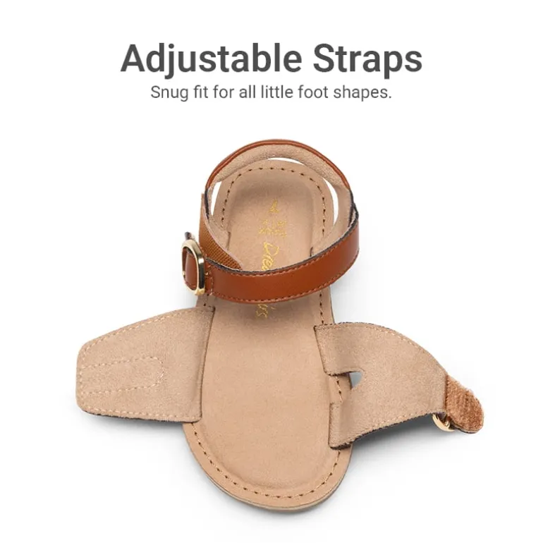 Toddler Girls’ Adjustable Strap Sandals