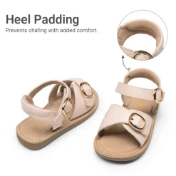 Toddler Girls’ Adjustable Strap Sandals