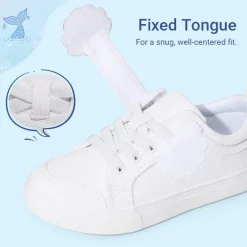 Toddler Girls’ Protective Rubber Toe Sneakers