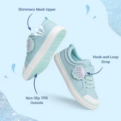 Toddler Girls’ Protective Rubber Toe Sneakers