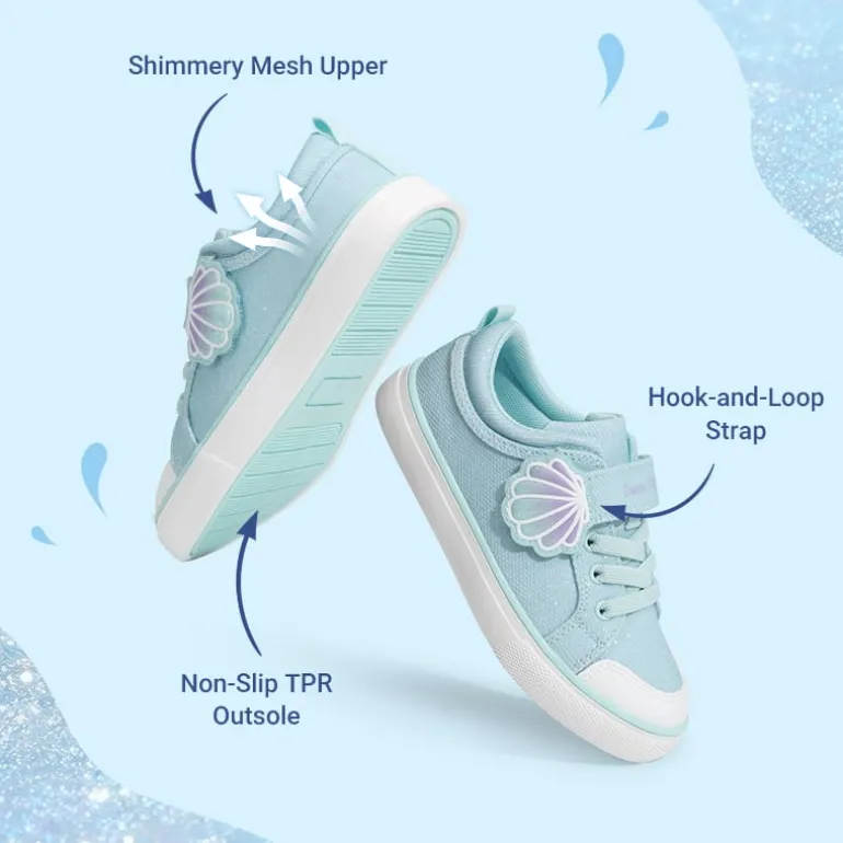 Toddler Girls’ Protective Rubber Toe Sneakers