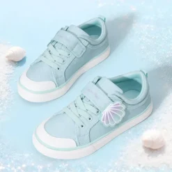 Toddler Girls’ Protective Rubber Toe Sneakers