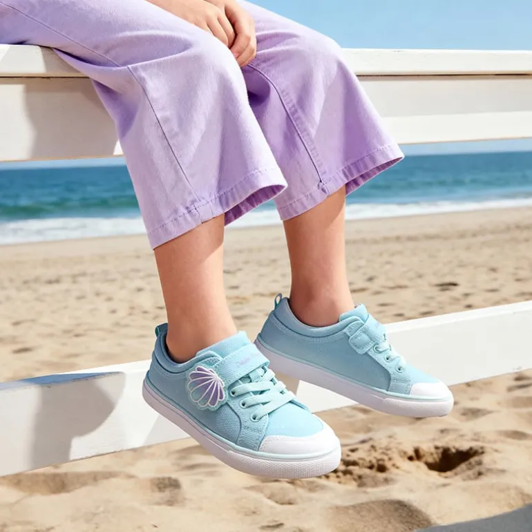 Toddler Girls’ Protective Rubber Toe Sneakers