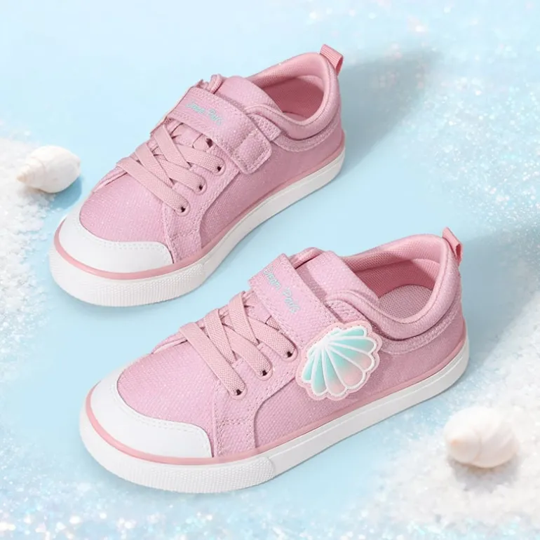 Toddler Girls’ Protective Rubber Toe Sneakers