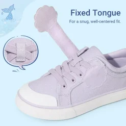 Toddler Girls’ Protective Rubber Toe Sneakers
