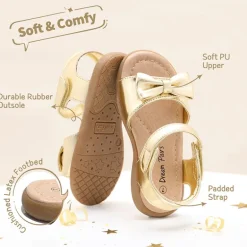 Toddler Girls' Summer Bow Sandals