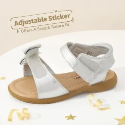 Toddler Girls' Summer Bow Sandals