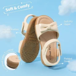 Toddler Girls' Summer Bow Sandals