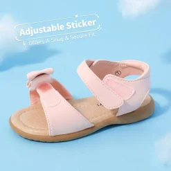 Toddler Girls' Summer Bow Sandals