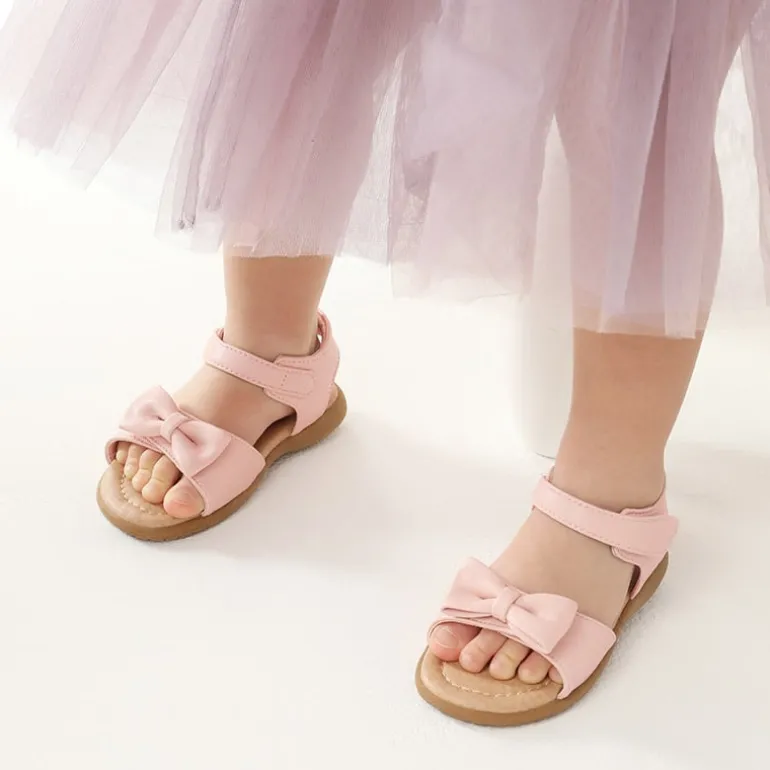 Toddler Girls' Summer Bow Sandals