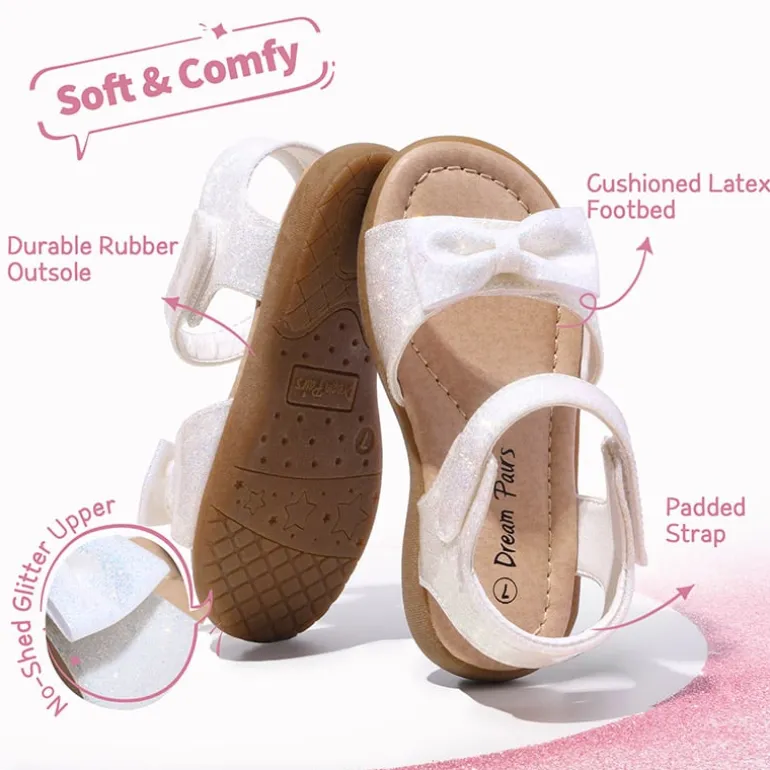 Toddler Girls' Summer Bow Sandals