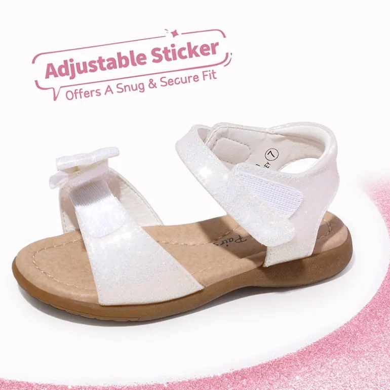 Toddler Girls' Summer Bow Sandals