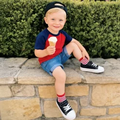 Toddler Sneakers with Hook-and-Loop Strap