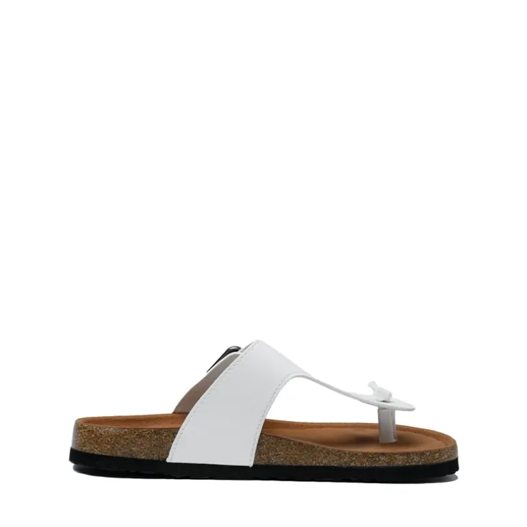T-Strap Thong Flat Sandals