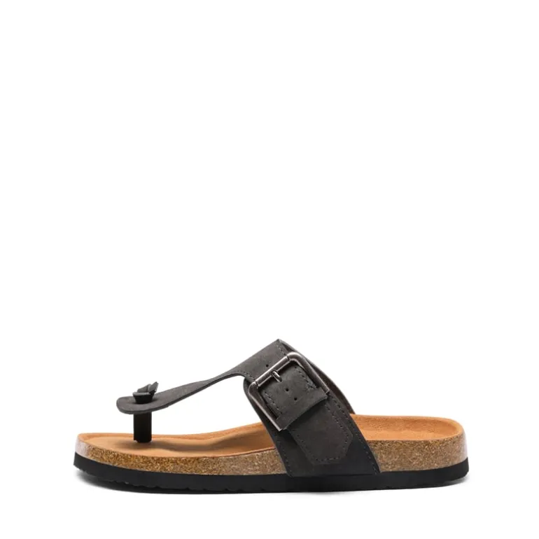 T-Strap Thong Flat Sandals