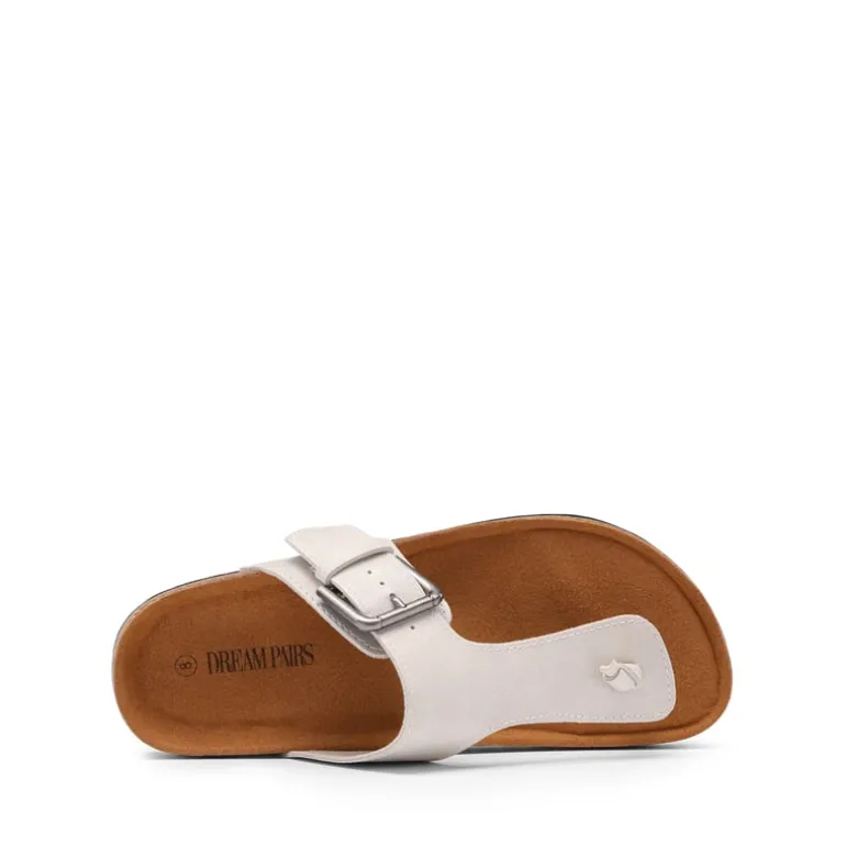 T-Strap Thong Flat Sandals