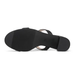 Two Strap Chunky Heel Sandals