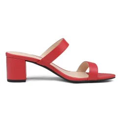 Two Strap Chunky Heel Sandals