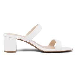 Two Strap Chunky Heel Sandals