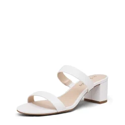 Two Strap Chunky Heel Sandals