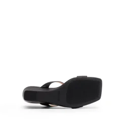 Two Strap Slip-On Wedge Sandals