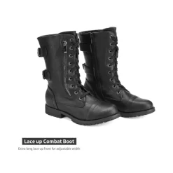 Utilitarian Ankle Mid Calf Combat Boots