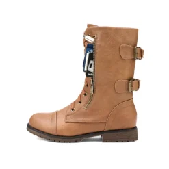 Utilitarian Ankle Mid Calf Combat Boots