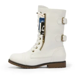 Utilitarian Ankle Mid Calf Combat Boots