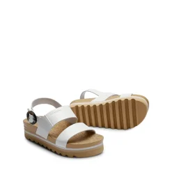 Vegan Leather Arch Support Platform Sandals