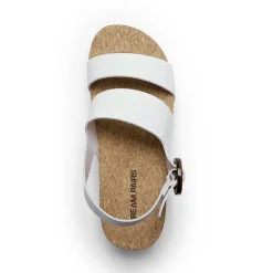 Vegan Leather Arch Support Platform Sandals