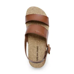 Vegan Leather Arch Support Platform Sandals