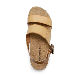 Vegan Leather Arch Support Platform Sandals
