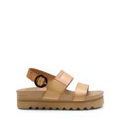 Vegan Leather Arch Support Platform Sandals
